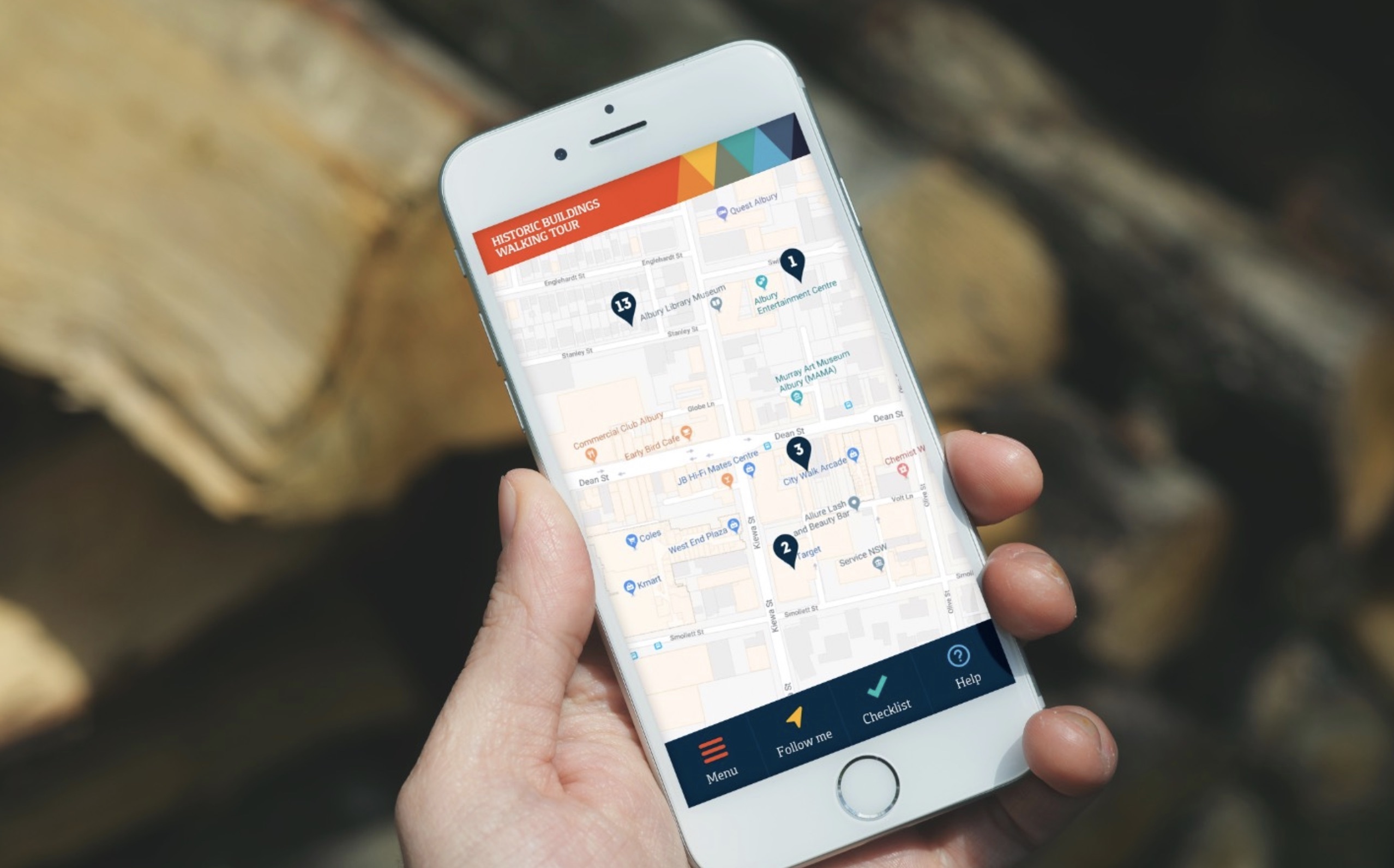 Albury Historical Walking Tour app