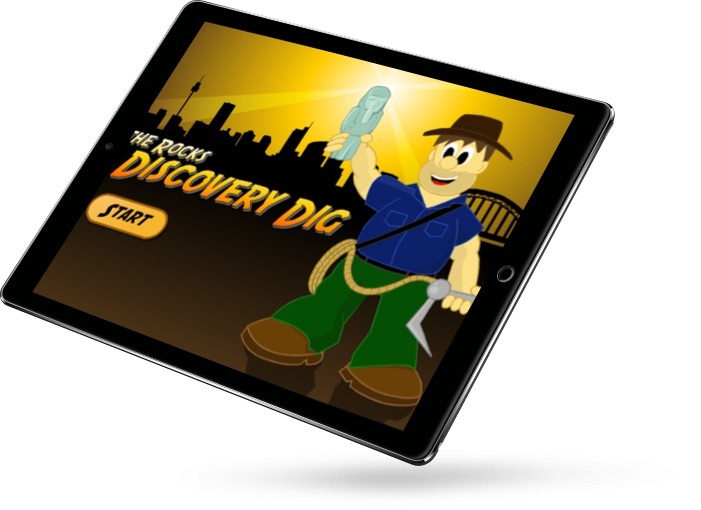 Rocks dig on device