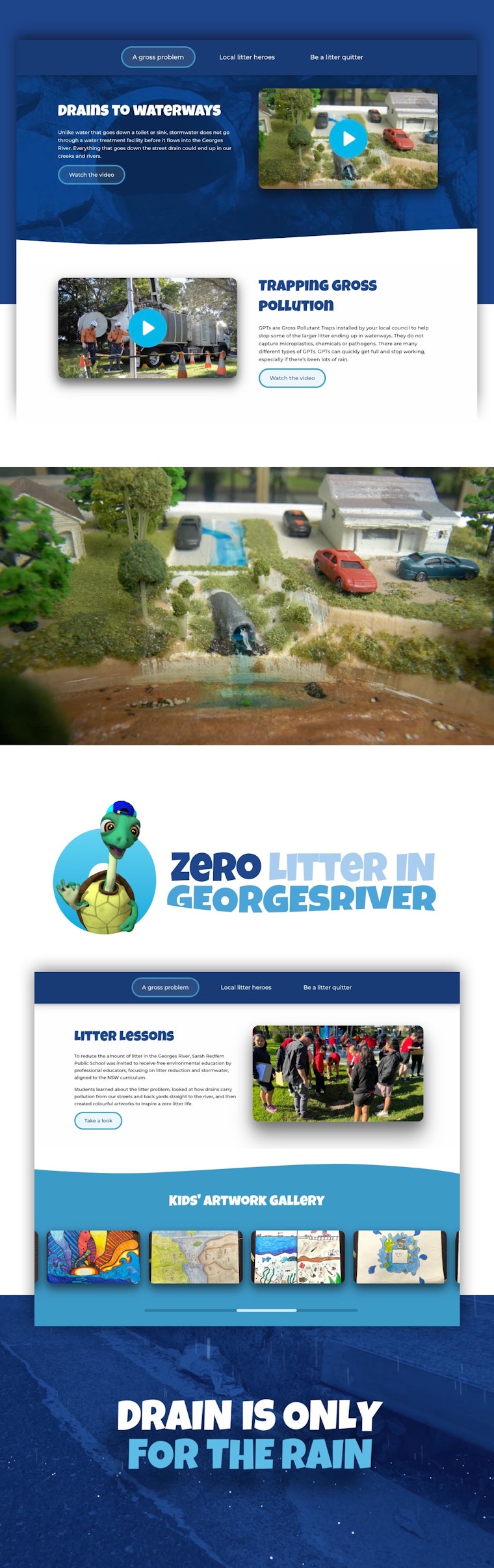 Zero litter website